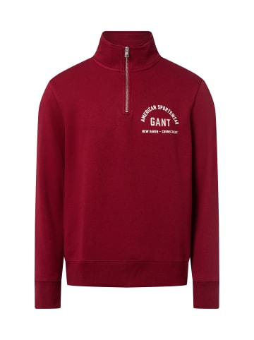 Gant Sweatshirt in bordeaux