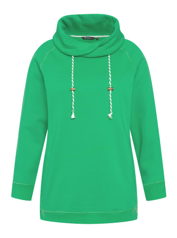 Ulla Popken Sweatshirt in grasgrün