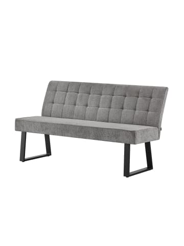 DUBI Möbel Sitzbank Emma in Grau - (B)160 x (H)89 x  (T)65 cm