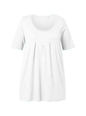 Ulla Popken Shirt in schneeweiß