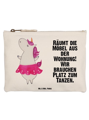 Mr. & Mrs. Panda Federmappe Einhorn Ballerina mit Spruch in Weiß