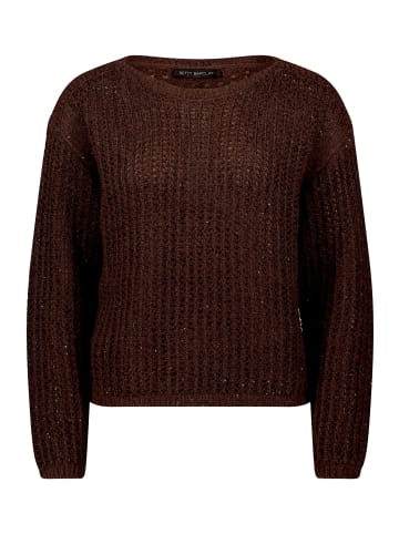 Betty Barclay Grobstrick-Pullover mit Pailletten in Light Maroon