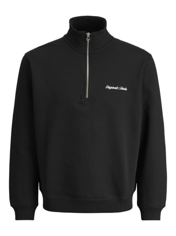 Jack & Jones Sweatshirt JORNORREBRO EMB SWEAT HIGH NECK in Schwarz