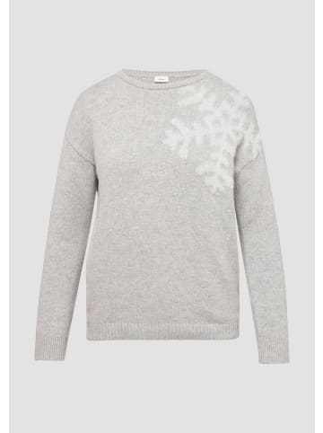 s.Oliver Strickpullover in 9400_grau meliert