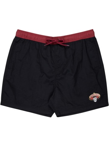 Santa Cruz Badeshort "Guzman Skull Swimshort" in Schwarz