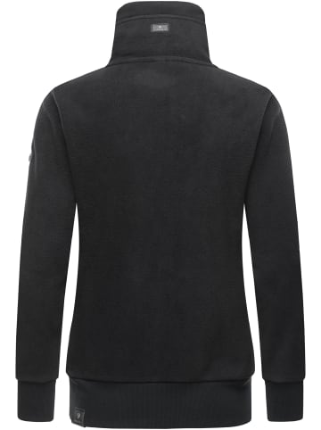 ragwear Kapuzensweatjacke Rylie Fleece Zip Solid in Black