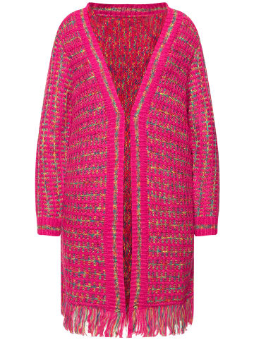 MIAMODA Strickjacke in magenta