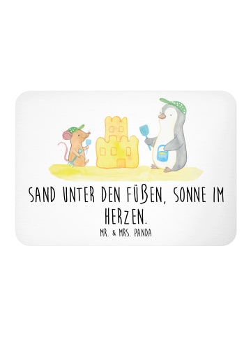Mr. & Mrs. Panda whiteboardmagnet Sommer Meer Strand mit Spruch in Weiß