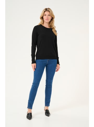 Kaffe Strickpullover KAlizza in Black Deep