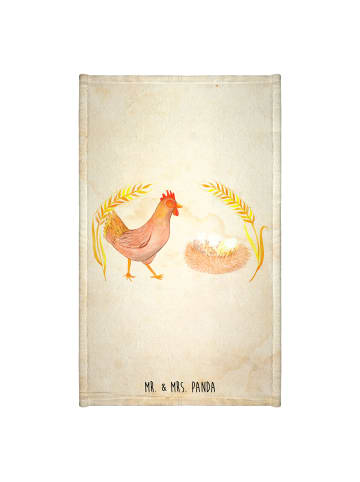 Mr. & Mrs. Panda Gästehandtuch Huhn Stolz ohne Spruch in Vintage