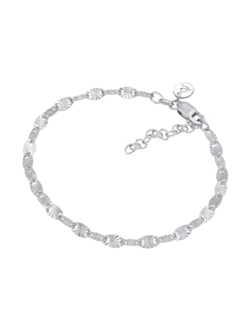 Elli Armband 925 Sterling Silber Plättchen, Valentino Chain in Silber