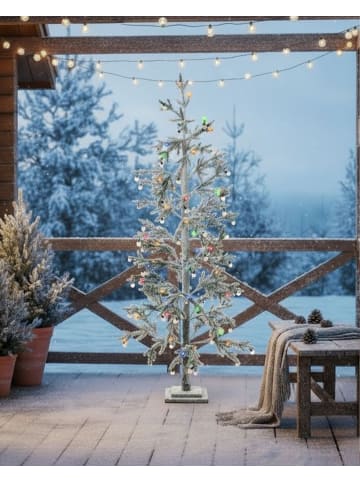 Beliani LED Deko TORSA in Grün/Weiß - (W) 58 x (H) 180 x (L) 58 cm