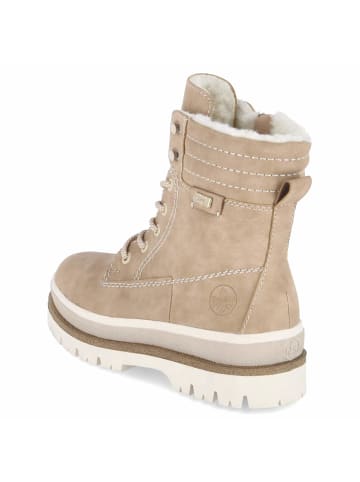 rieker Schnürtsiefeletten in beige