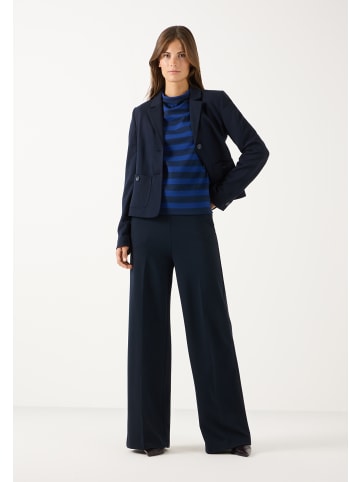 More & More kurzer, kastiger Jerseyblazer in marine
