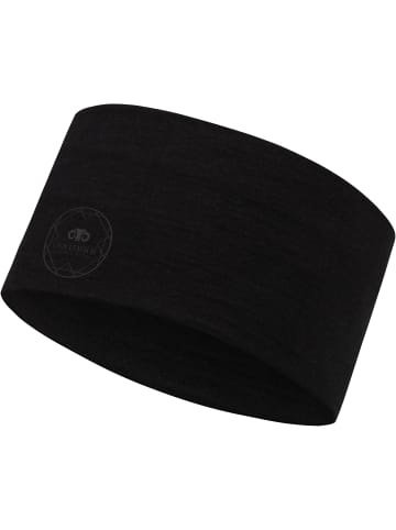 Normani Outdoor Sports Stirnband Merino Whyalla in Schwarz