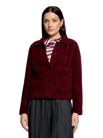 BETTY & CO Casual-Jacke mit Kragen in Fall Burgundy