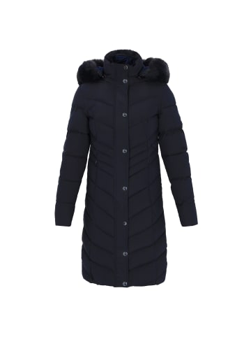 Usha Women Coat in navy