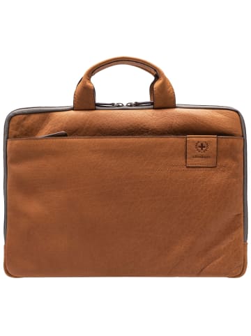 Strellson Hyde Park Kevin Laptoptasche Leder 38 cm in cognac