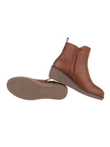 Ital-Design Stiefelette in Camel