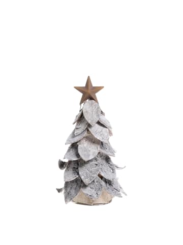 Chic Antique Deko Weihnachtsbaum aus Birkenrinde mit Stern in natur