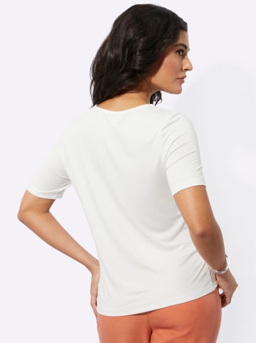 creation L Kurzarmshirt in ecru