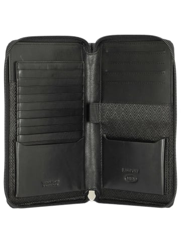 BRIC`s Monte Rosa - Kreditkartenetui 15cc 13.5 cm RFID (black) in schwarz