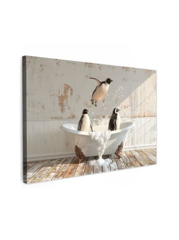 MuchoWow Leinwand bilder Pinguine (BxH)