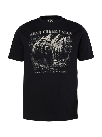 JP1880 Kurzarm T-Shirt in schwarz