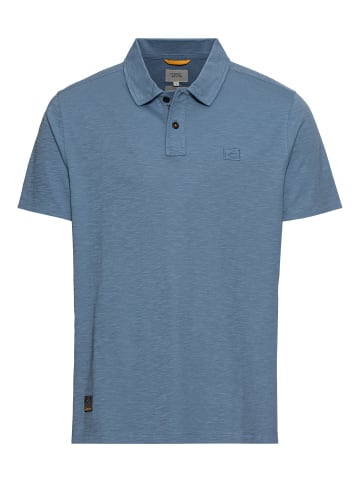 Camel Active Piqué-Poloshirt aus zertifiziertem Organic Cotton in Blau