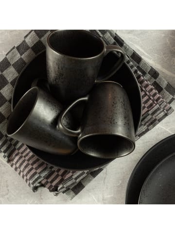 Mäser Kaffeebecher-Set, Steinzeug Essential in Schwarz