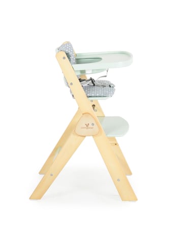 Cangaroo Kinderhochstuhl Caramel Holz in grün