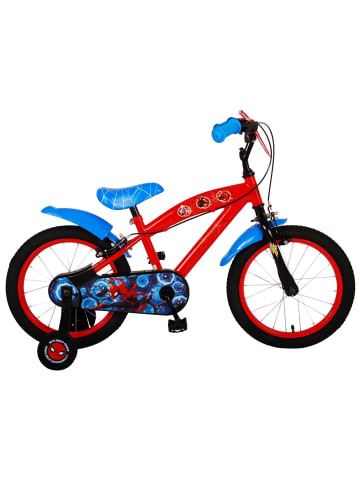 Volare Kinderfahrrad Spider-Man  16  Zoll, ohne Rücktrittbremse in rot