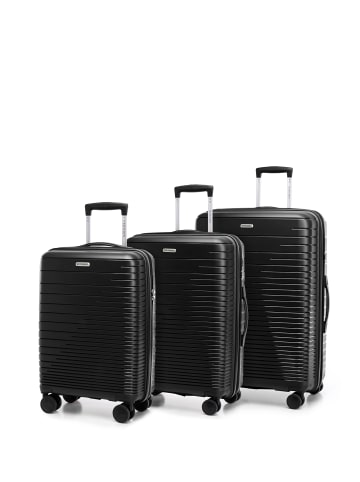 Wittchen 3tlg.KofferSet FUERTA Line Collection in Black