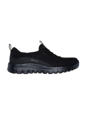 Skechers Sportliche Slipper in Schwarz