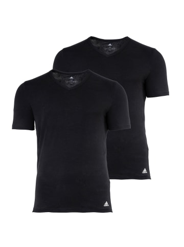 adidas T-Shirt 2er Pack in Schwarz