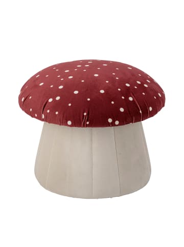 Bloomingville Pouf LUE Fliegenpilz Rot Weiss 30x37 cm