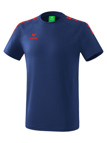 erima Essential 5-C T-Shirt in new navy/rot