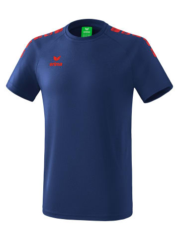 erima Kinder Essential 5-C T-Shirt in new navy/rot