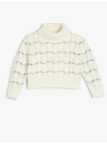 KOTON Sweater in Ekru Gestreift