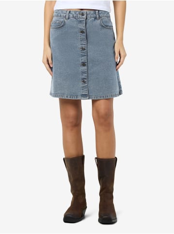 Noisy may A-Linien-Rock in Light Blue Denim