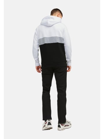 Jack & Jones Hoodie 'Reid Blocking' in weiß