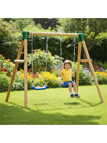 relaxdays Schaukelverbinder in Grün - 90°