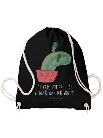 Mr. & Mrs. Panda Jutebeutel Kaktus Mama mit Spruch in Schwarz