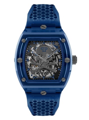 Philipp Plein Automatikuhr für Herren in blau