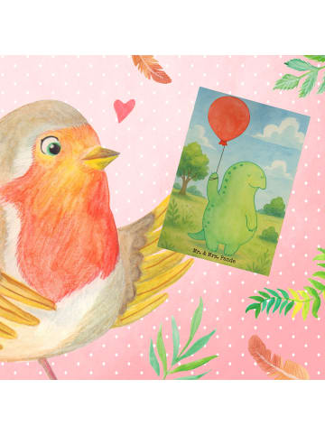 Mr. & Mrs. Panda babykarte Schildkröte Luftballon Design ohne Sp... in Weiß