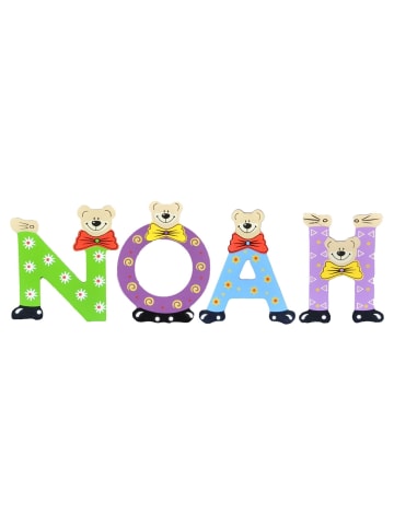 Playshoes Deko-Buchstaben "NOAH" in bunt