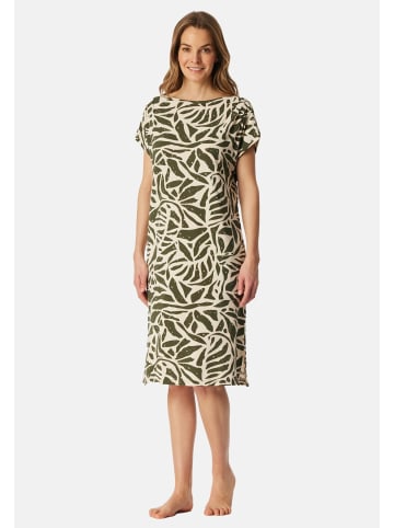 Schiesser Nachthemd Selected Premium in Oliv