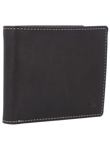 Esquire Dallas Geldbörse Leder 10 cm schwarz