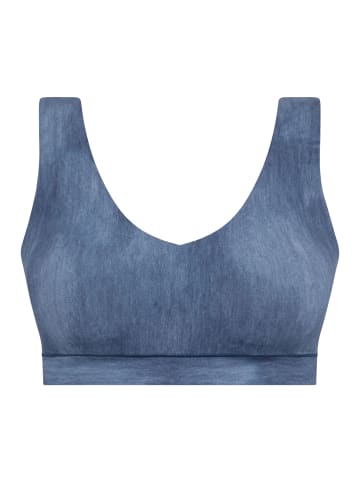 Chantelle SOFTSTRETCH Bustier mit Soft Cups in Blue Denim Print