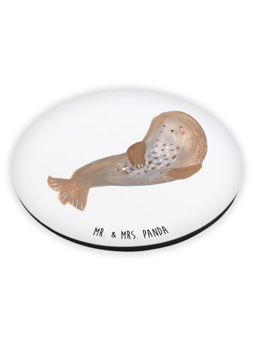 Mr. & Mrs. Panda magnet Robbe Lachen ohne Spruch in Weiß